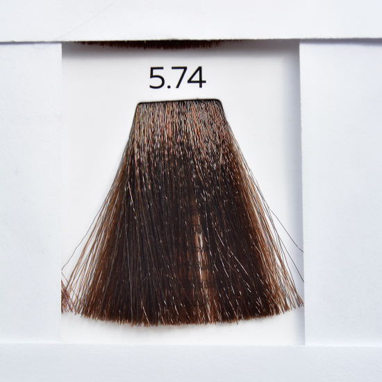 LUXOR PROFESSIONAL 5.74 Стойкая крем-краска для волос COLOR фото 1